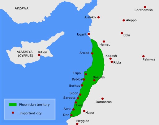 Territorium Phönizier